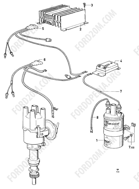 Koeln V4/V6 engines (1962-1974) - Transistor ignition system (17M/20M/26M)