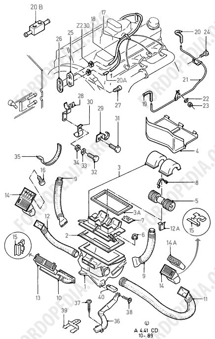 Ford Sierra MkI (1982-1986) - Heater And Ventilation Unit  