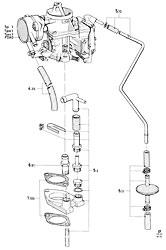 One-venturi carburetor (Capri)