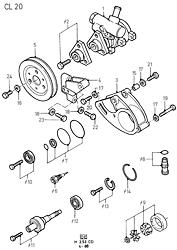 Power Steering Pump (CH20, 01/86-12/86)