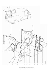 Rear Seat Belts - Inertia Reel