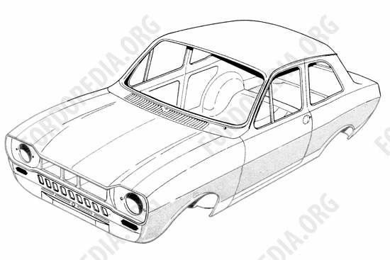 Ford Escort MkI RS/Mexico (1970-1974) - Body