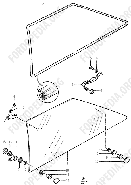 Ford Escort MkIII/Orion MkI (1981-1986) - Hinged Windows (LIFTBACK 3D)