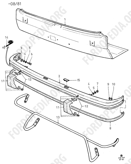 Ford Fiesta MkI/MkII (1976-1989) - Lower Back Panel And Bumper