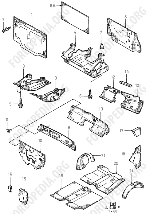Ford Fiesta MkI/MkII (1976-1989) - Insulators