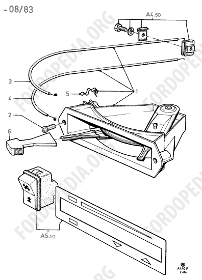 Ford Fiesta MkI/MkII (1976-1989) - Heater Quadrants