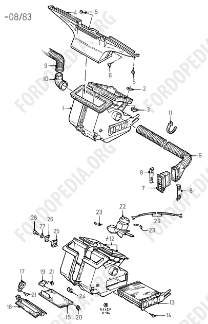 Ford Fiesta MkI/MkII (1976-1989) - Heater