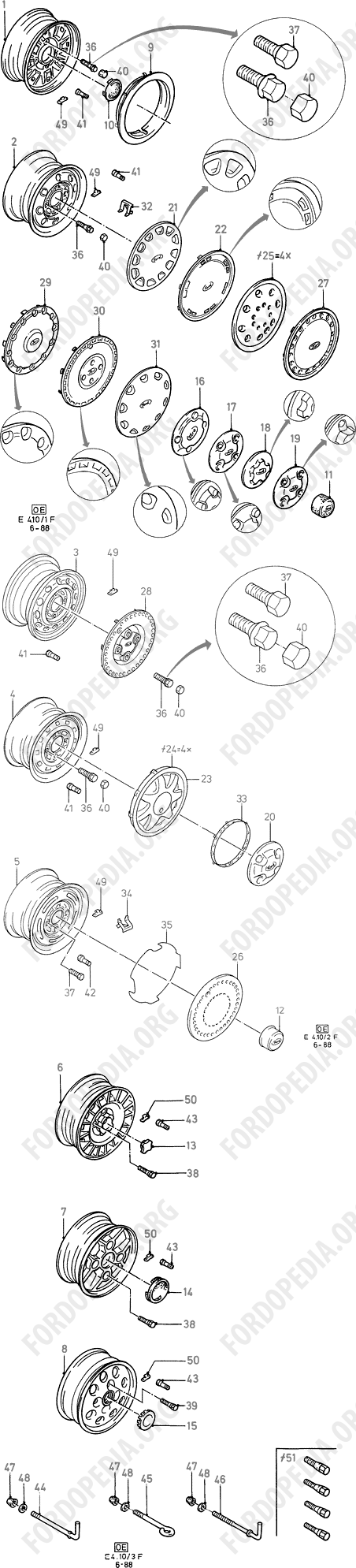 Ford Fiesta MkI/MkII (1976-1989) - Wheels And Wheel Covers