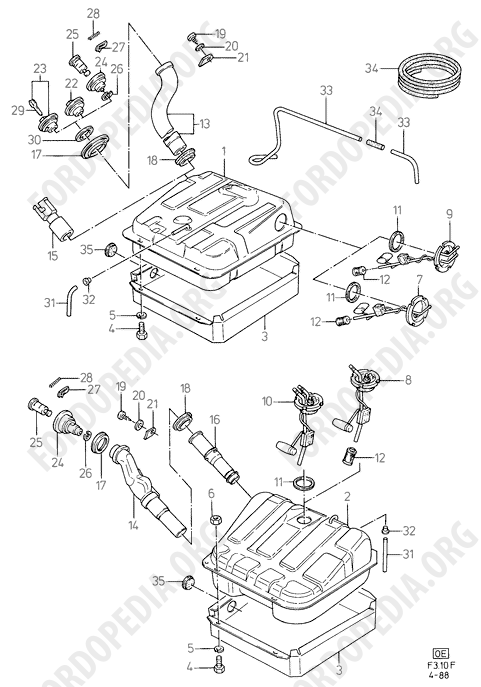 Ford Fiesta MkI/MkII (1976-1989) - Fuel Tank & Related Parts