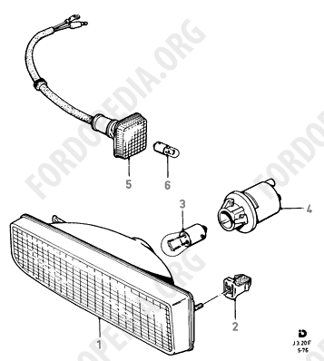 Ford Fiesta MkI/MkII (1976-1989) - Front Flasher Lamps