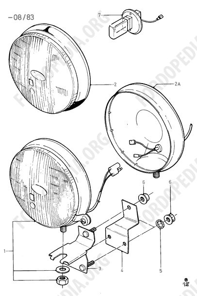 Ford Fiesta MkI/MkII (1976-1989) - Additional Headlamps - Accessory