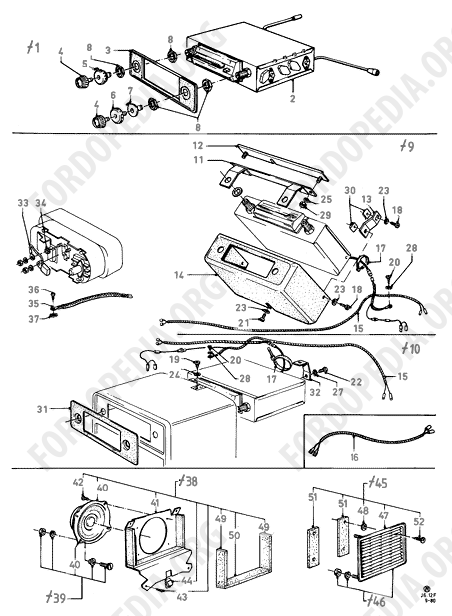 Ford Fiesta MkI/MkII (1976-1989) - Radio/Radio Cassette - Stereo