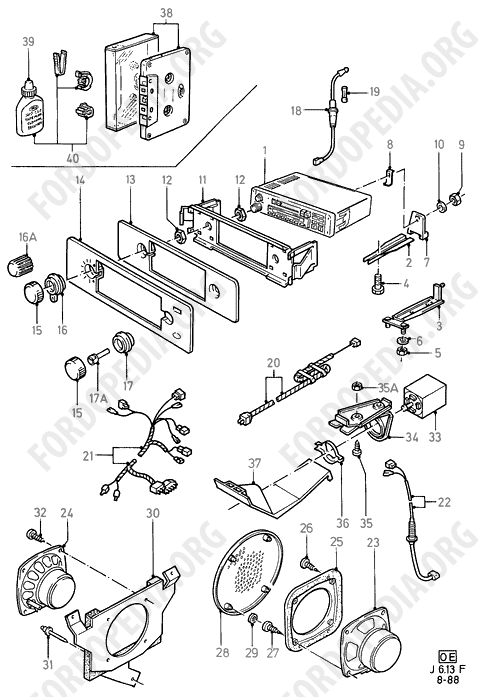 Ford Fiesta MkI/MkII (1976-1989) - Audio Equipment - Original Fit