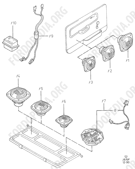 Ford Fiesta MkI/MkII (1976-1989) - Speakers - Accessory