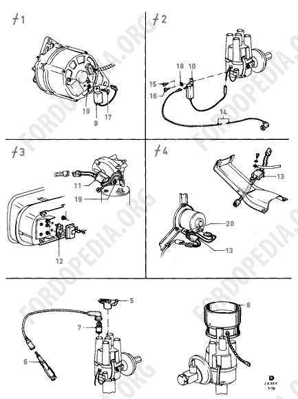 Ford Fiesta MkI/MkII (1976-1989) - Radio & Radio-Telephone Suppression