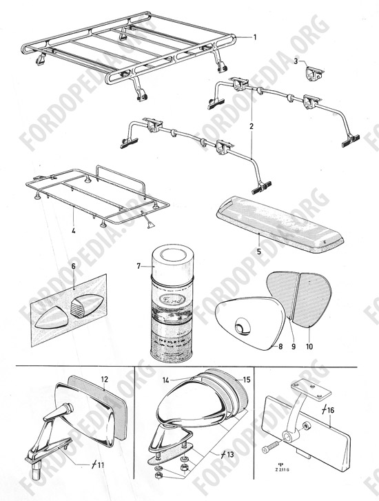 Ford Consul/Granada MkI (1972-1975) - Accessories