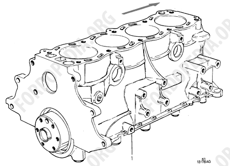 Pinto OHC engines - Cylinder - Short Block