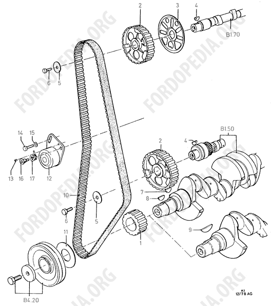 Pinto OHC engines - Timing Gear