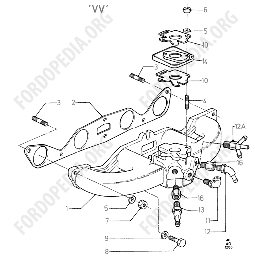 Pinto OHC engines - Inlet Manifold