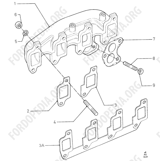 Pinto OHC engines - Exhaust Manifold