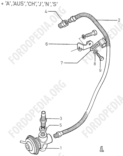 Pinto OHC engines - Exhaust Gas Recirculation