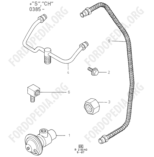 Pinto OHC engines - Exhaust Air Supply Box