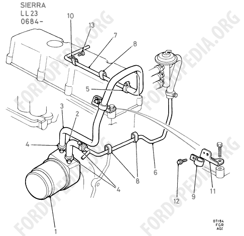 Pinto OHC engines - Oil Cooler