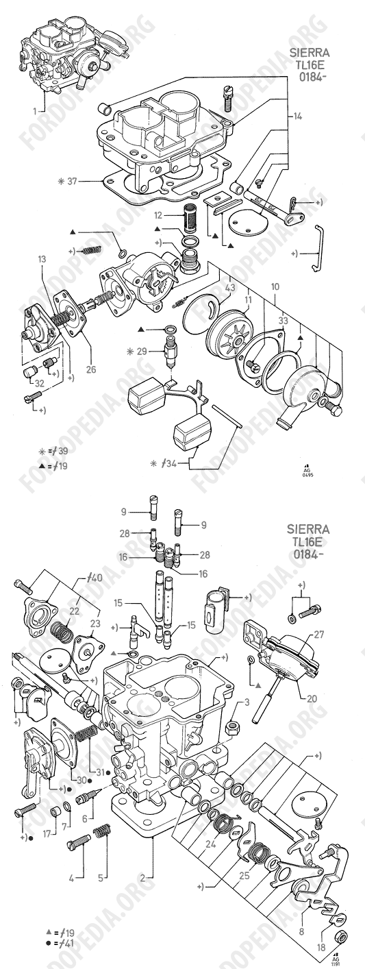 Pinto OHC engines - Carburettor - Automatic Choke