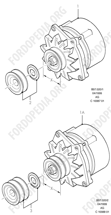 Pinto OHC engines - Alternator