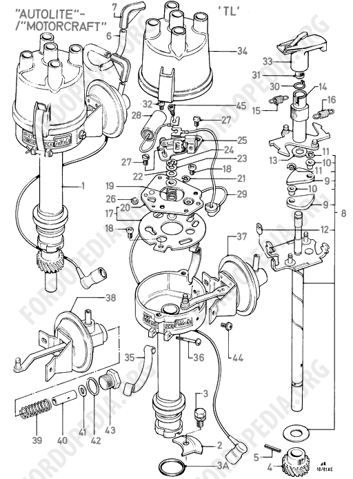 Pinto OHC engines - Distributor (MOTOCRAFT)