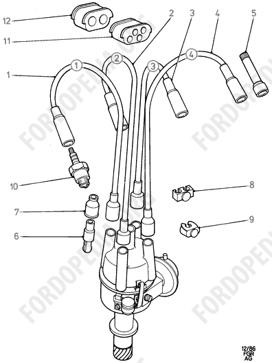 Pinto OHC engines - Ignition Wires And Spark Plugs