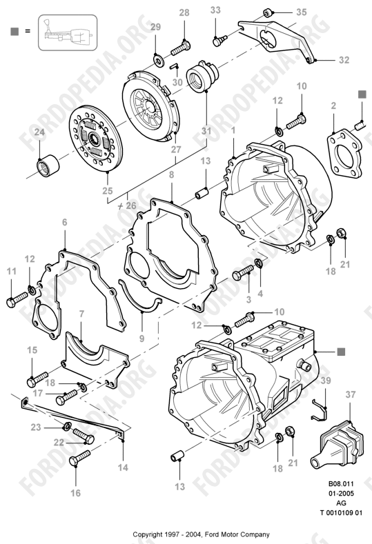 Pinto OHC engines - Clutch