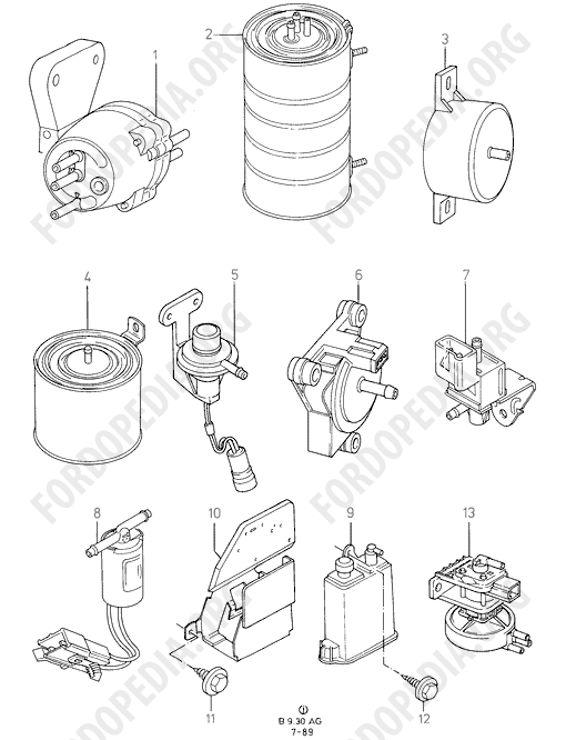 Pinto OHC engines - Emission Control - Misc. Parts