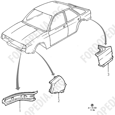 Ford Sierra MkI (1982-1986) - Repair Panels  
