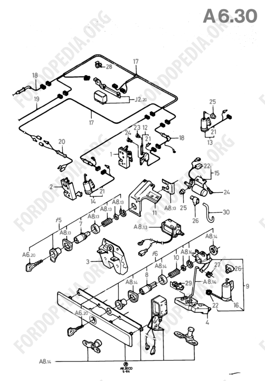 Ford Sierra MkI (1982-1986) - Central Locking System  