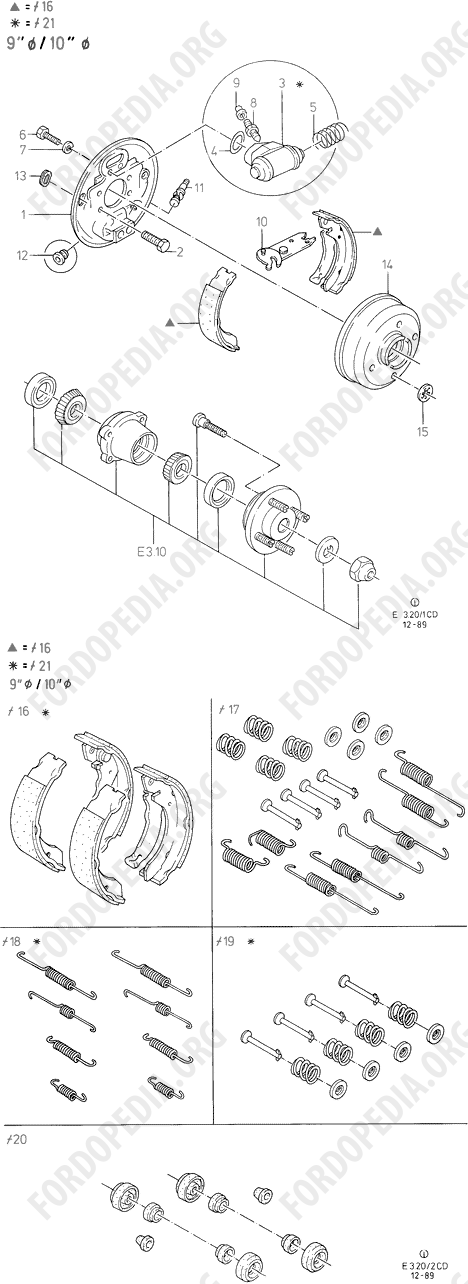 Ford Sierra MkI (1982-1986) - Rear Brakes  