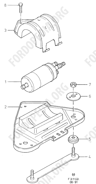 Ford Sierra MkI (1982-1986) - Fuel Pump - Electrical (TV23)