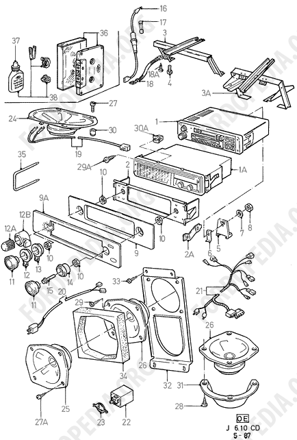 Ford Sierra MkI (1982-1986) - Audio Equipment - Original Fit  