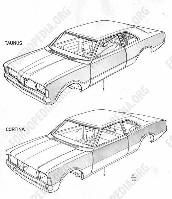 Ford Taunus/Cortina (1970-1975) - Body