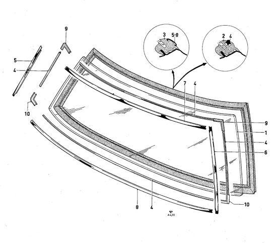 Ford Taunus/Cortina (1970-1975) - Windscreen