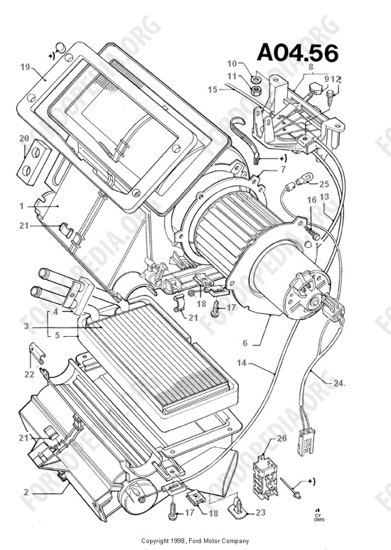 Ford Transit MkIII (1985-1991) - Heater Components