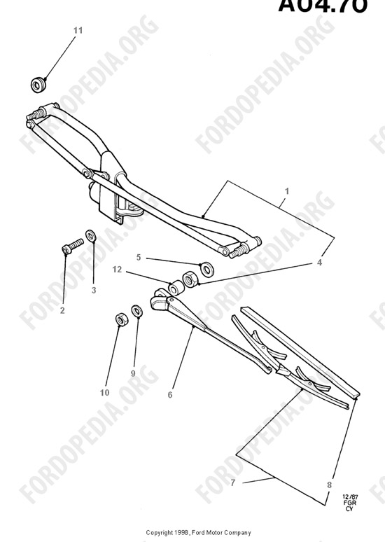 Ford Transit MkIII (1985-1991) - Windscreen Wiper