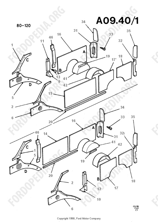 Ford Transit MkIII (1985-1991) - Trim Panels