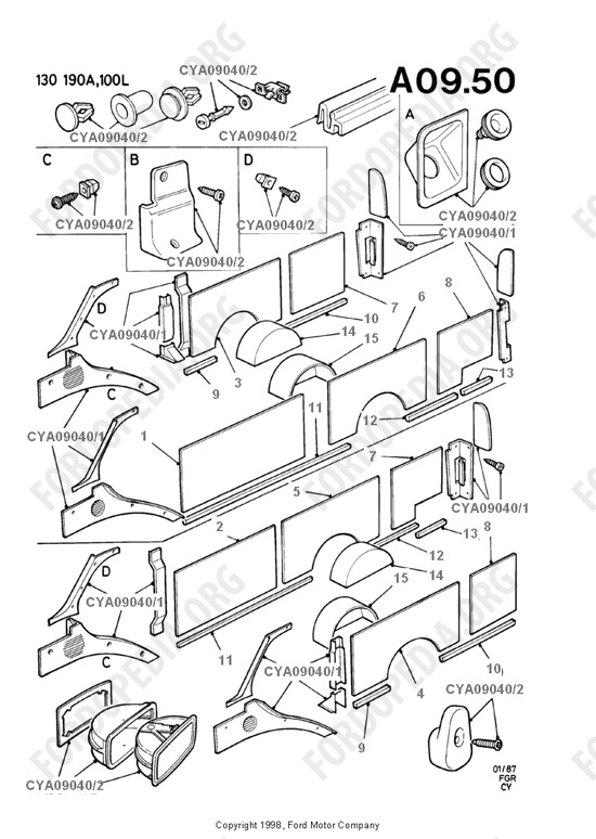 Ford Transit MkIII (1985-1991) - Trim Panels