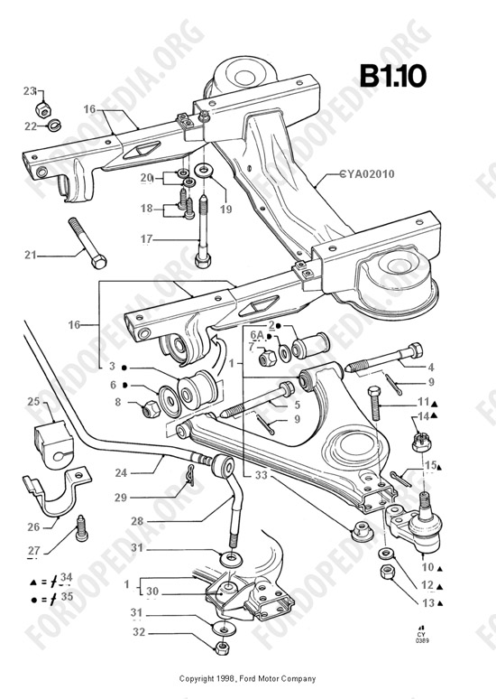 Ford Transit MkIII (1985-1991) - Front Suspension Arms & Stabilizer