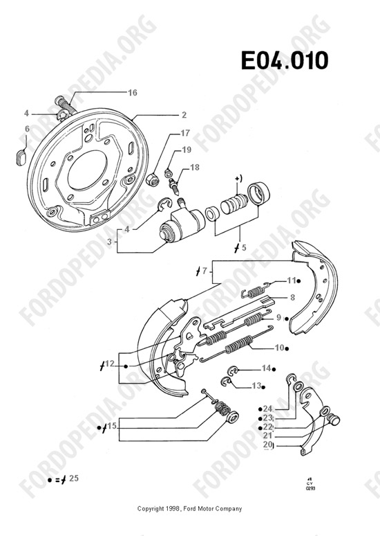 Ford Transit MkIII (1985-1991) - Rear Brakes