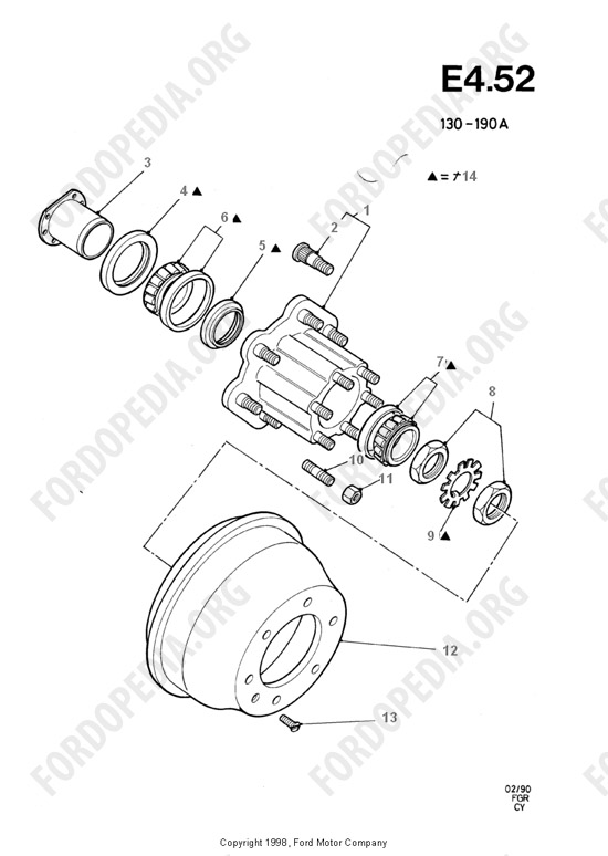 Ford Transit MkIII (1985-1991) - Rear Wheel Hub