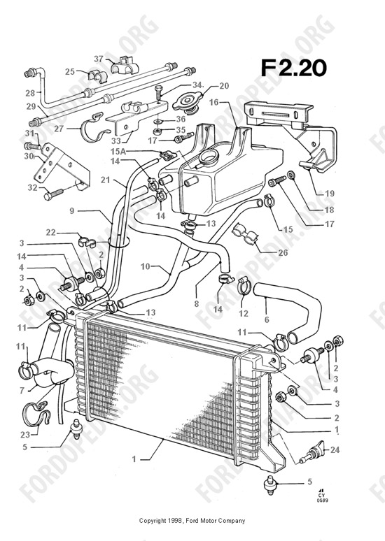 Ford Transit MkIII (1985-1991) - Radiator And Hoses