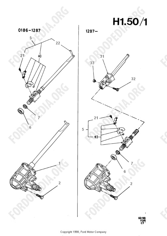 Ford Transit MkIII (1985-1991) - Steering Gear