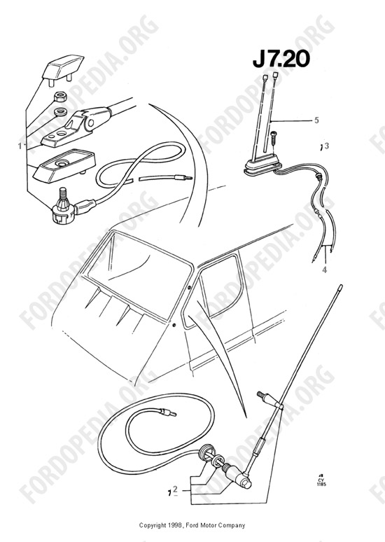 Ford Transit MkIII (1985-1991) - Aerial